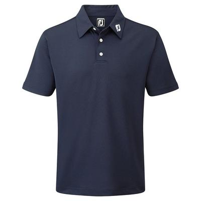 FootJoy Stretch Pique Solid Shirt- Athletic Navy - thumbnail image 1