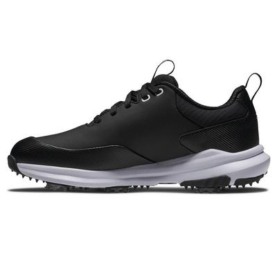 FootJoy Tour Rival Ladies Golf Shoes - Black/Black/White - thumbnail image 2