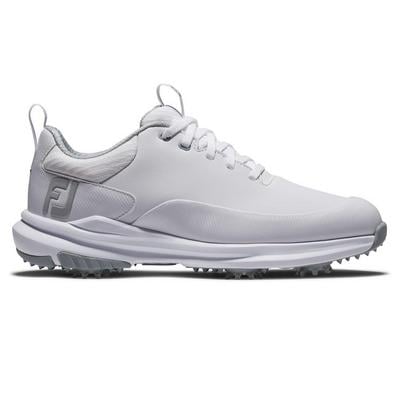 FootJoy Tour Rival Ladies Golf Shoes - White/White/Grey - thumbnail image 1