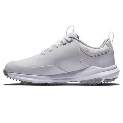 FootJoy Tour Rival Ladies Golf Shoes - White/White/Grey - thumbnail image 2