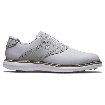 FootJoy Traditions Golf Shoe - White/White/Grey