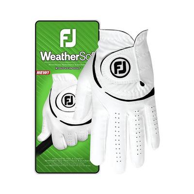 FootJoy 2024 WeatherSof Mens White Golf Glove - thumbnail image 3