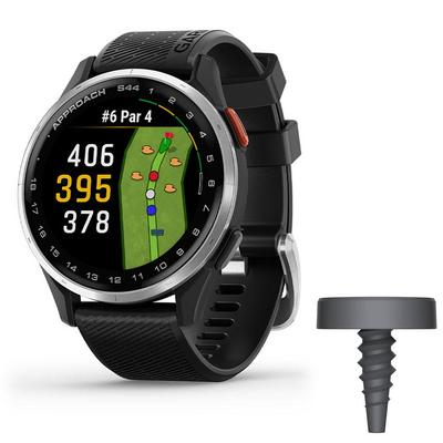 Garmin Approach S44 GPS Watch/CT1 Tags Bundle - thumbnail image 1