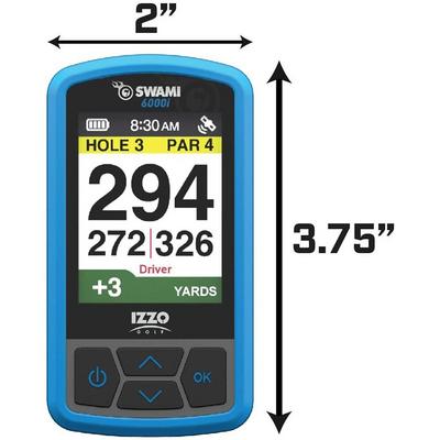 Izzo Swami 6000i Golf GPS - Blue - thumbnail image 2