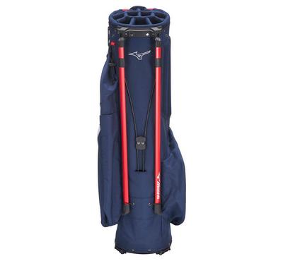 Mizuno BR-DX Golf Stand Bag - Navy/Red - thumbnail image 2