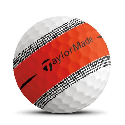 TaylorMade Tour Response Stripe Golf Balls - White/Multi (4 FOR 3) - thumbnail image 4