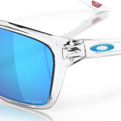 Oakley Sylas Sunglasses - Polished Clear w/Prizm Sapphire Lens - thumbnail image 8