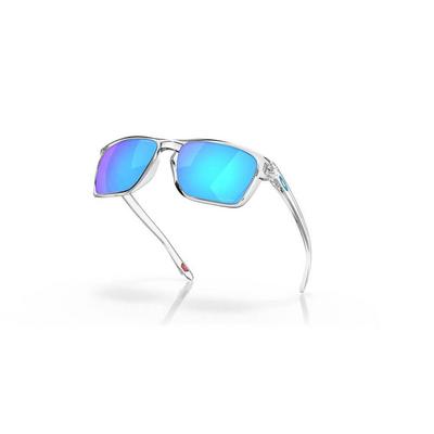 Oakley Sylas Sunglasses - Polished Clear w/Prizm Sapphire Lens - thumbnail image 3