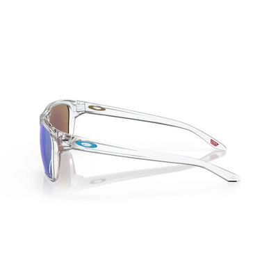 Oakley Sylas Sunglasses - Polished Clear w/Prizm Sapphire Lens - thumbnail image 6