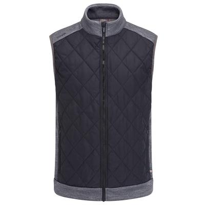 Ping Aaran Quilted Hybrid Golf Vest - Steel Marl - thumbnail image 1