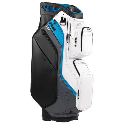 Ping DLX 224 Golf Cart Bag - White/Dark Grey/Blue - thumbnail image 1