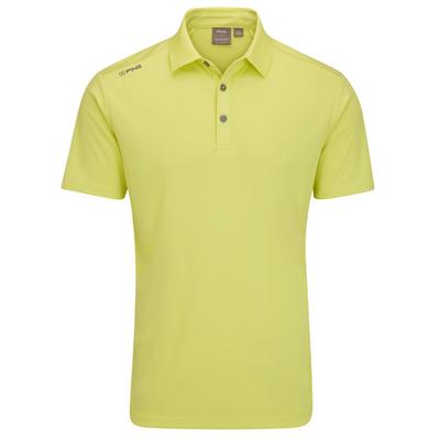 Ping Lindum Golf Polo Shirt - Limelight - thumbnail image 1