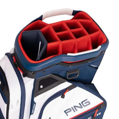 Ping Pioneer 224 Golf Cart Bag - Navy/White/Red - thumbnail image 3