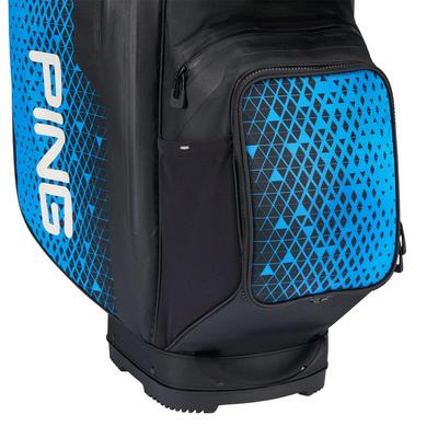 Ping Pioneer Monsoon 231 Waterproof Golf Cart Bag - Black/Blue - thumbnail image 5