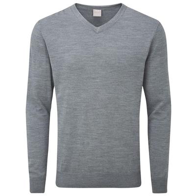 Ping Sullivan V Neck Golf Sweater - French Grey - thumbnail image 1