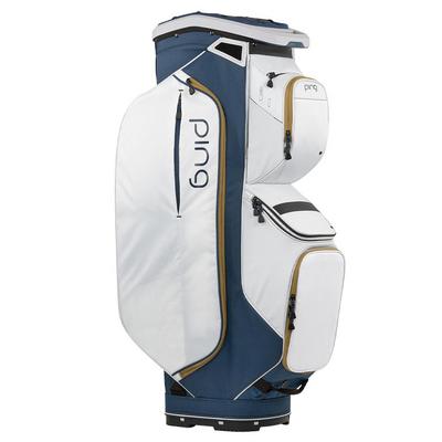 Ping Traverse 244 Golf Cart Bag - Navy/Platinum/Gold - thumbnail image 1