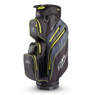 PowaKaddy Dri-Tech Waterproof Golf Cart Bag - Black/Green - thumbnail image 1