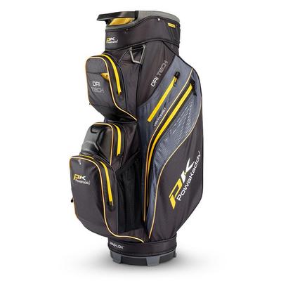 PowaKaddy Dri-Tech Waterproof Golf Cart Bag - Black/Yellow - thumbnail image 1