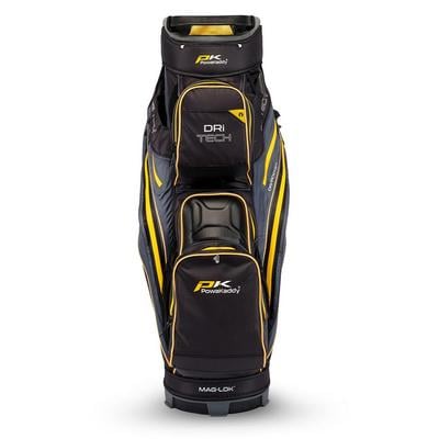 PowaKaddy Dri-Tech Waterproof Golf Cart Bag - Black/Yellow - thumbnail image 3