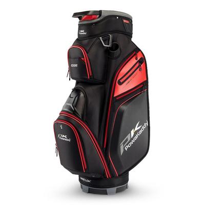 PowaKaddy Edge Golf Cart Bag - Black/Red - thumbnail image 1