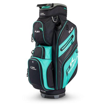 PowaKaddy Flex Golf Cart Bag - Grey/Teal - thumbnail image 1