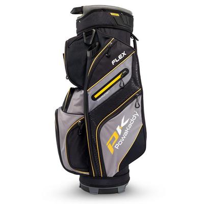 PowaKaddy Flex Golf Cart Bag - Grey/Yellow - thumbnail image 2