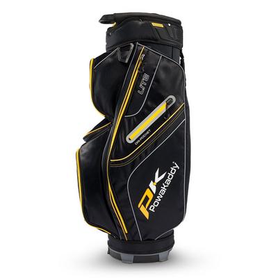 PowaKaddy Lite Golf Cart Bag - Black/Yellow - thumbnail image 2