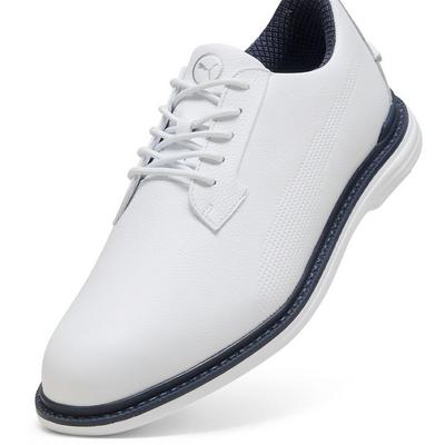 Puma Royale Golf Shoes - Puma White/Deep Navy/Team Light Blue - thumbnail image 5