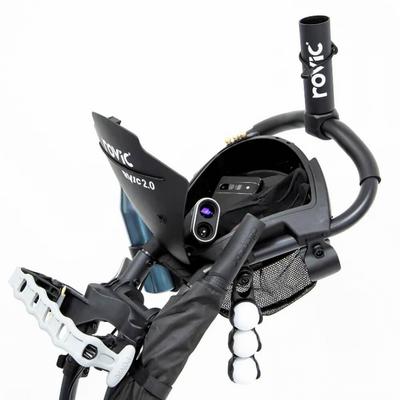 Rovic RV1C 2.0 Compact Golf Trolley - Charcoal/Black - thumbnail image 7