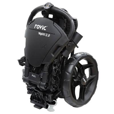 Rovic RV1C 2.0 Compact Golf Trolley - Charcoal/Black - thumbnail image 4