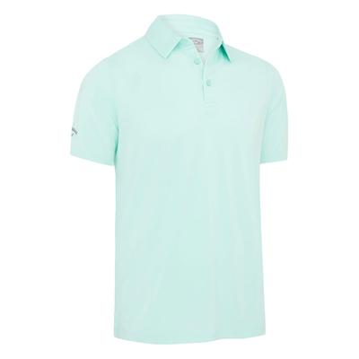 Callaway SS Solid Swing Tech Golf Polo Shirt - Aruba Blue - thumbnail image 1