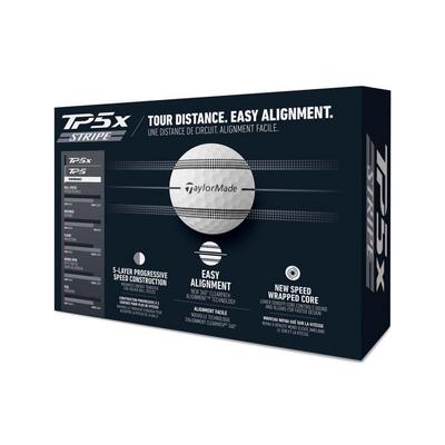 TaylorMade TP5X Stripe Golf Balls - thumbnail image 2