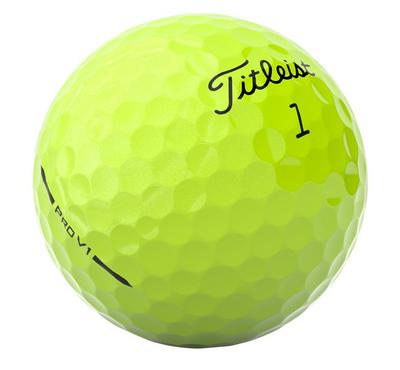 Titleist Pro V1 Yellow Golf Balls - thumbnail image 2