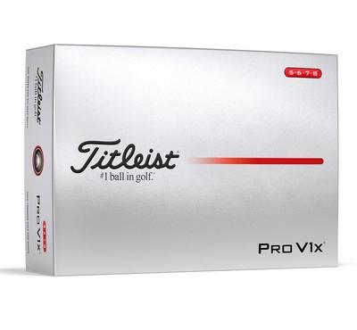 Titleist Pro V1X White High Number Golf Balls - thumbnail image 1