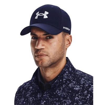 Under Armour 96 Golf Cap - Navy/White - thumbnail image 3