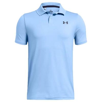 Under Armour Boys' UA Matchplay Golf Polo - Horizon Blue - thumbnail image 1