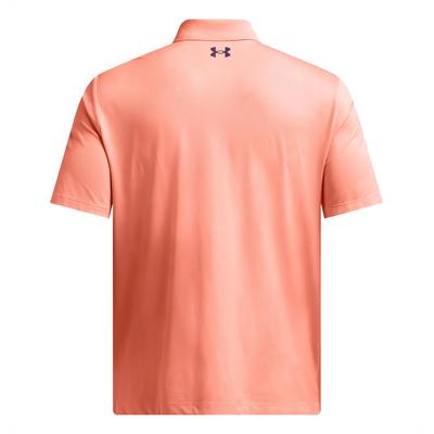 Under Armour Matchplay Golf Polo Shirt - Flare Orange - thumbnail image 2