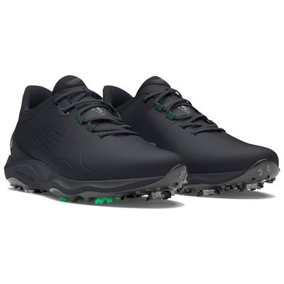 Under Armour UA Drive Pro Golf Shoes - Black/Black/Metallic Gun Metal - thumbnail image 3