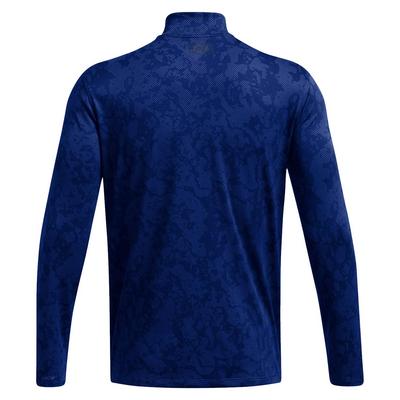 Under Armour UA Tech Vent Geode Zip Golf Top - Blue - thumbnail image 2