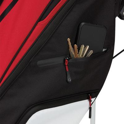 TaylorMade FlexTech Golf Stand Bag - Red/Black/White - thumbnail image 4