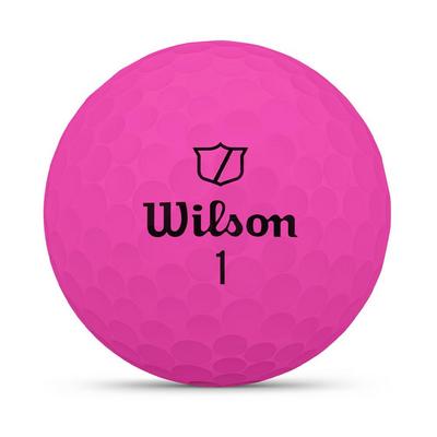 Wilson Duo Soft Golf Balls - Pink - thumbnail image 2