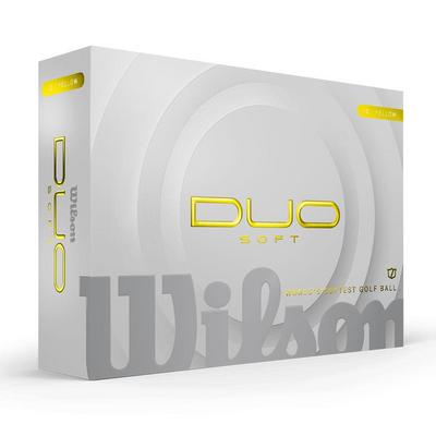 Wilson Duo Soft Golf Balls - Yellow - thumbnail image 1