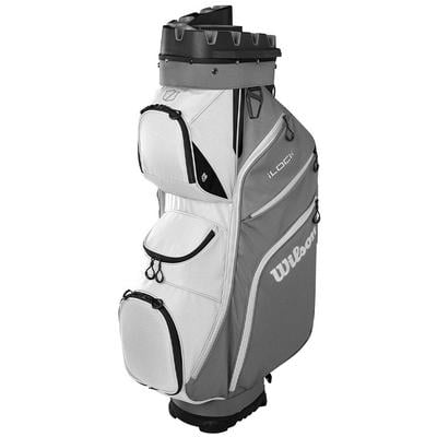 Wilson I-Lock Organiser Golf Cart Bag - Grey/White/Black