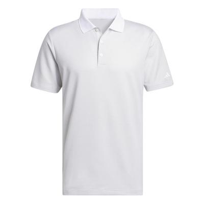 adidas Ottoman Golf Polo - White/Grey - thumbnail image 1