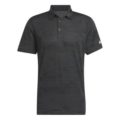 adidas Ultimate365 Textured Golf Polo - Carbon/Black - thumbnail image 1