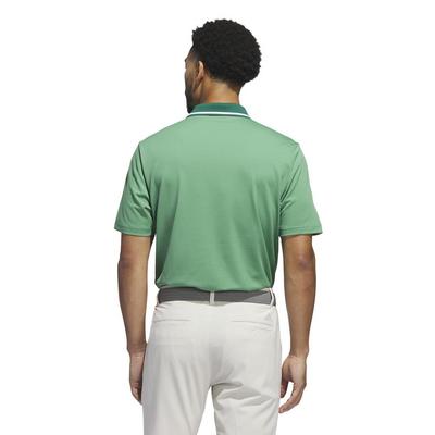 adidas Ultimate365 Twistknit Golf Polo - Green - thumbnail image 2