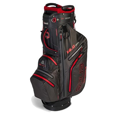 Big Max Aqua Sport 3 Waterproof Golf Cart Bag - Charcoal/Black/Red