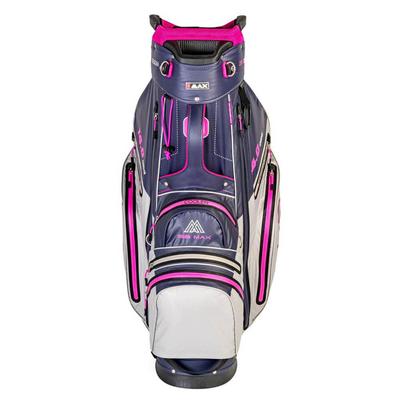 Big Max Aqua Sport 3 Waterproof Golf Cart Bag - Steel/Navy/Fuschia - thumbnail image 3