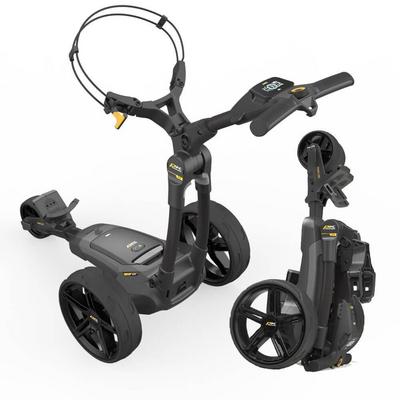 PowaKaddy FX3 EBS Black Electric Golf Trolley 2024 - 18 Hole Lithium - thumbnail image 1