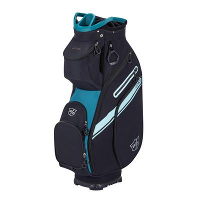 Wilson Staff Exo II Cart Bag - Black/Teal - thumbnail image 1